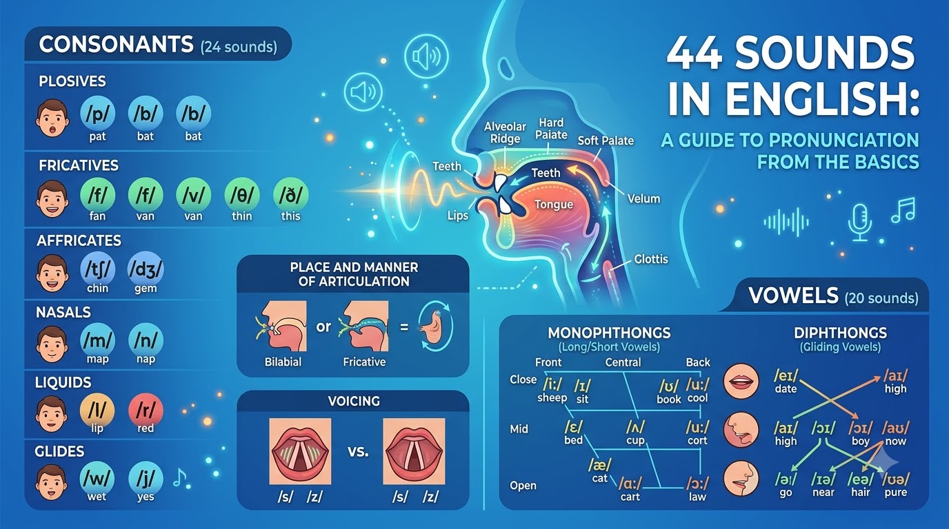 44 âm trong tiếng Anh - tổng quan và chuẩn bị 44 âm trong tiếng Anh - tổng quan và chuẩn bị